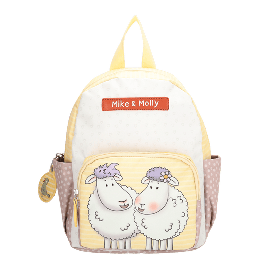 Mike & Molly - Rugzak zachtgeel 30 cm - Van Hoorne Shop