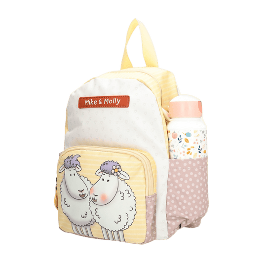 Mike & Molly - Rugzak zachtgeel 30 cm - Van Hoorne Shop