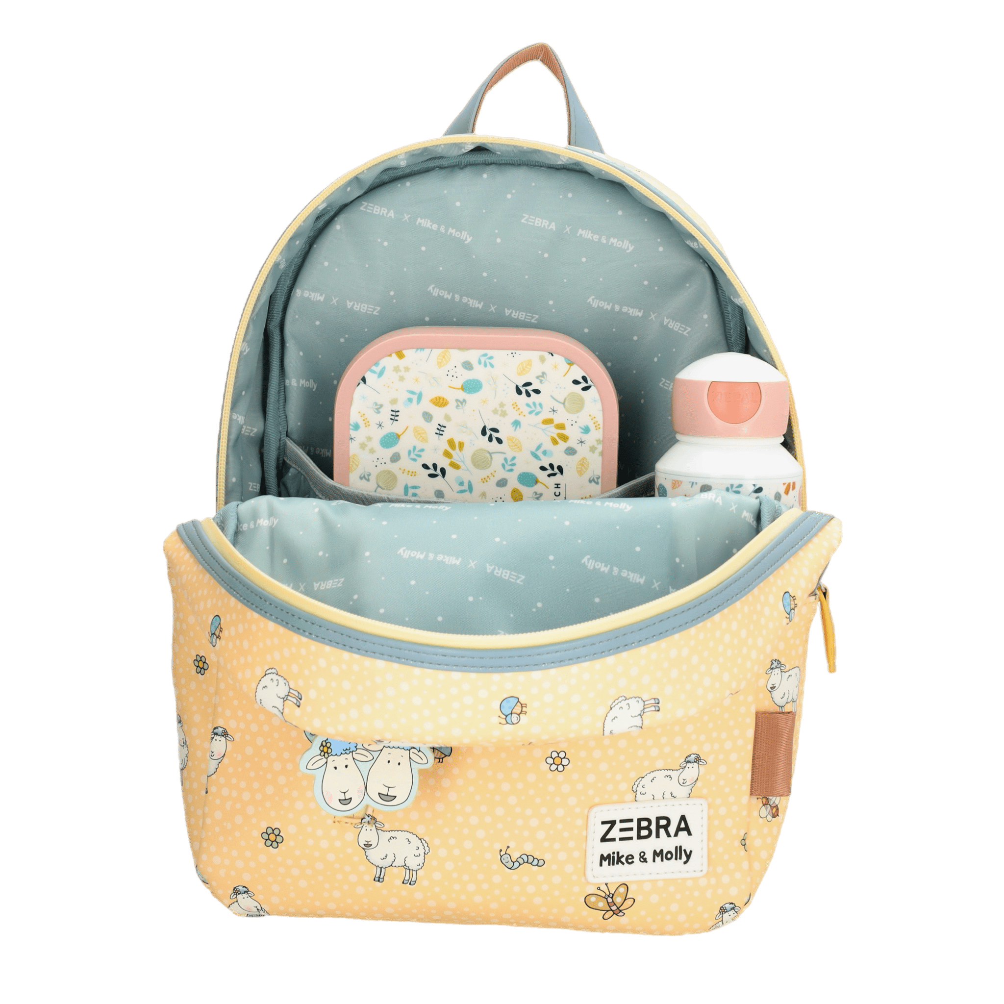 Mike & Molly - Rugzak zachtgeel - Van Hoorne Shop