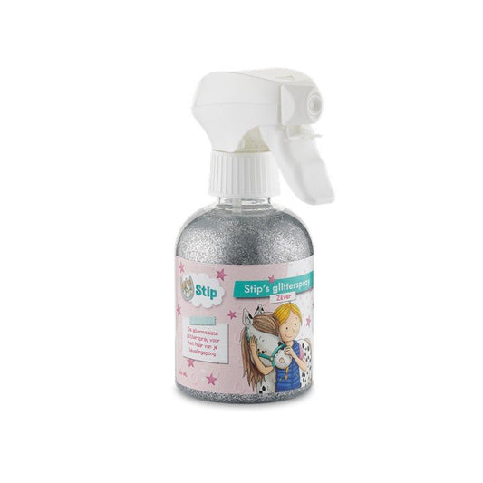 Stip de Pony - Glitterspray - Zilver - Van Hoorne Shop