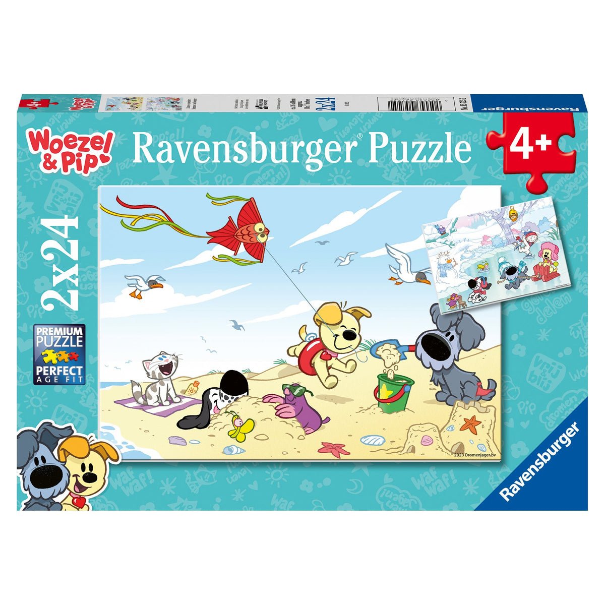 Woezel & Pip - 2 - in - 1 puzzel - Van Hoorne Shop