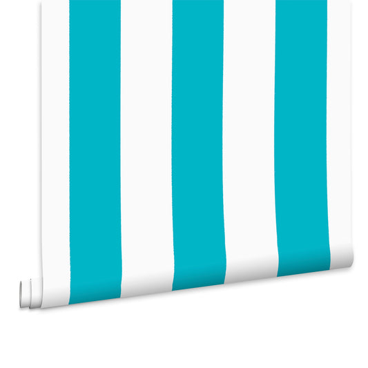 Woezel & Pip - Behang Toversliert blauw/wit - Van Hoorne Shop