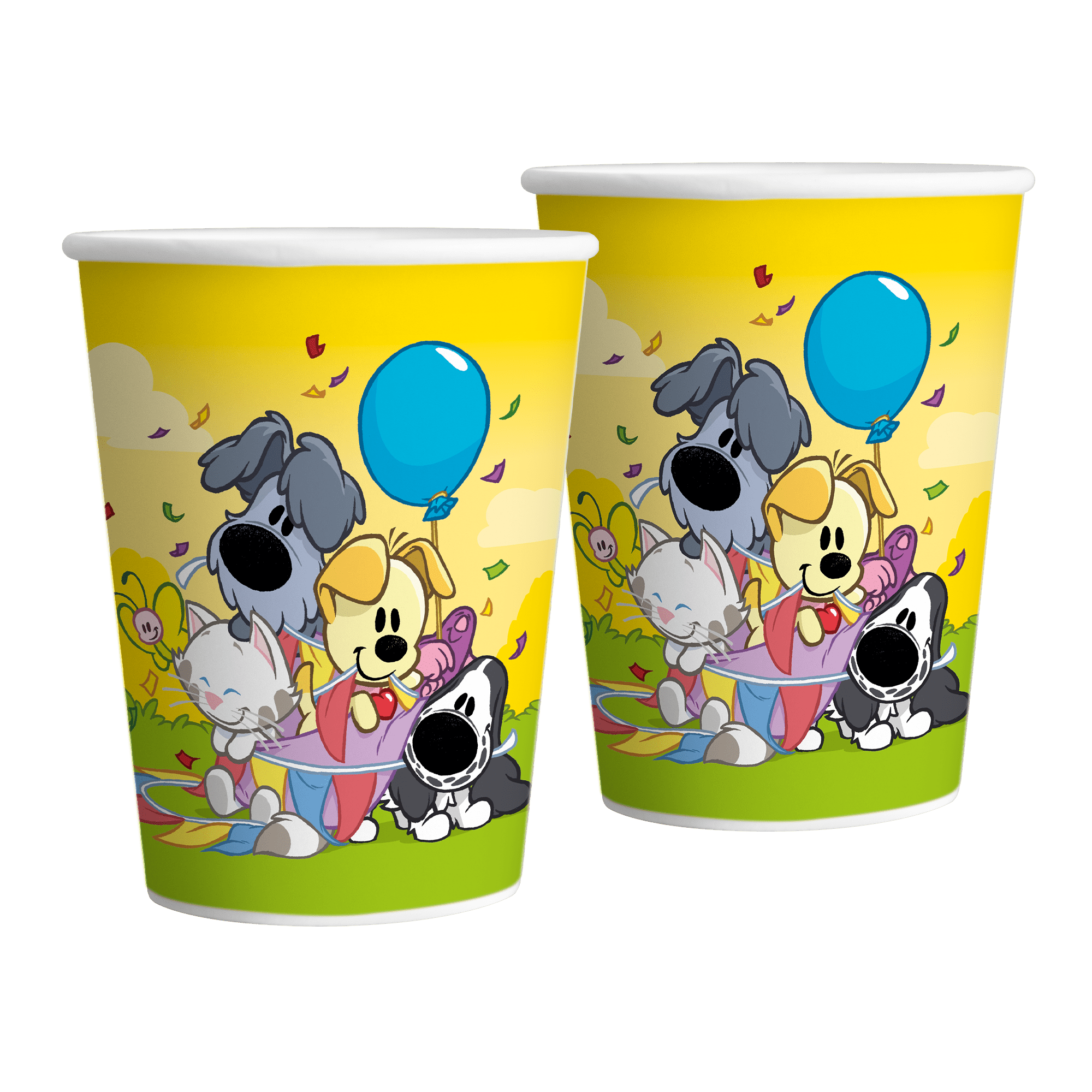 Woezel & Pip - Bekers Woezel & Pip (8st, 250ml) - Van Hoorne Shop
