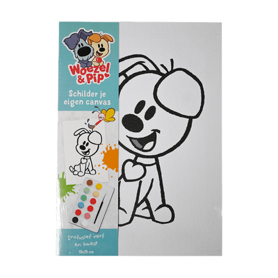 Woezel & Pip - Canvas schilderij Pip - Van Hoorne Shop