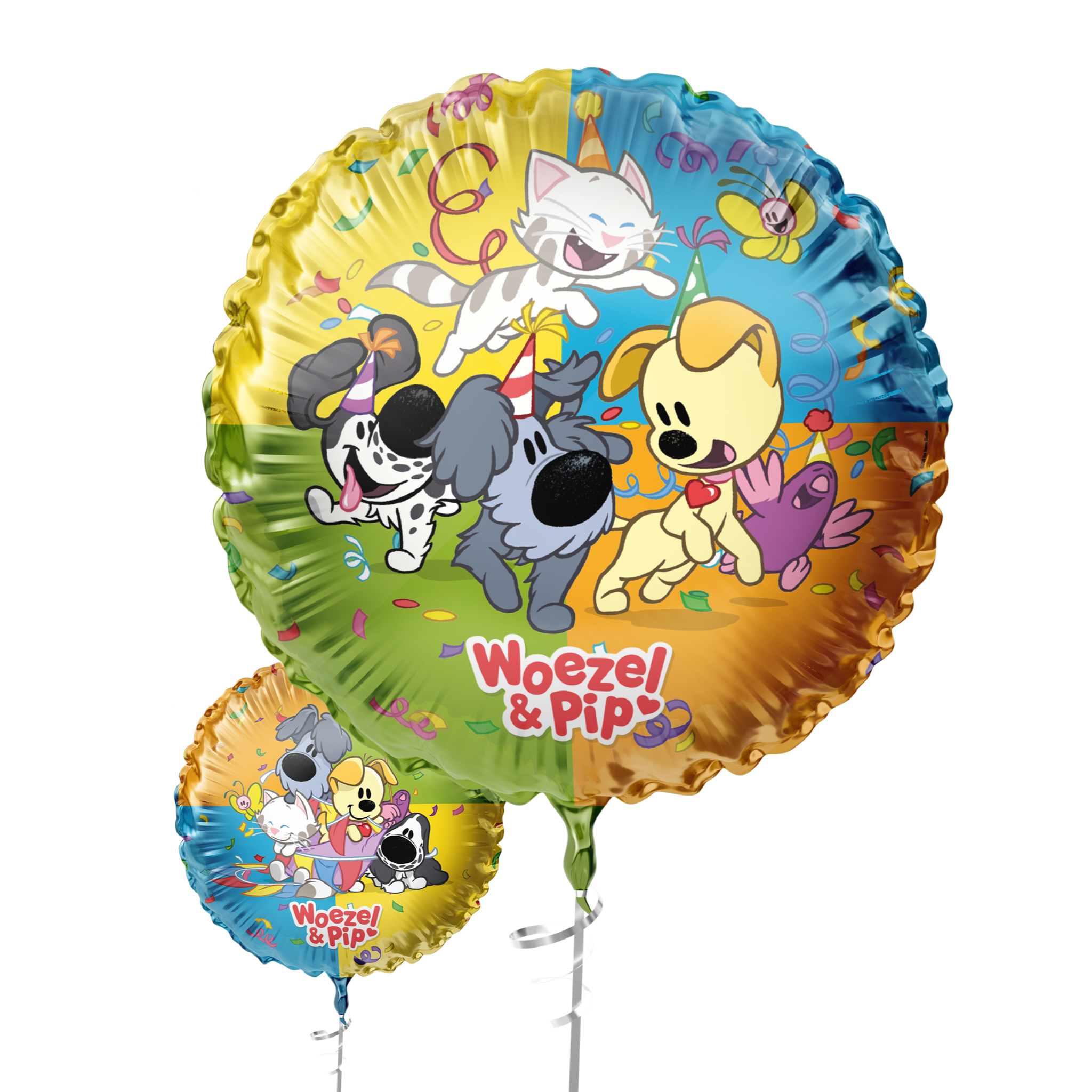 Woezel & Pip - Folieballon Woezel & Pip (Ø45cm) - Van Hoorne Shop