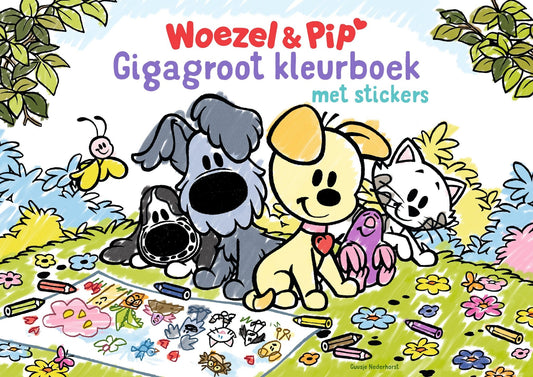 Woezel & Pip - Gigagroot Kleurboek - Van Hoorne Shop