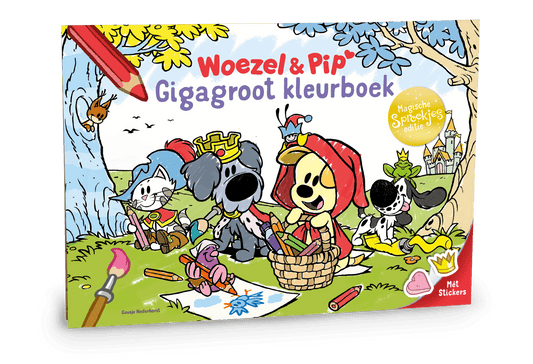 Woezel & Pip - Gigagroot kleurboek Sprookjes - Van Hoorne Shop