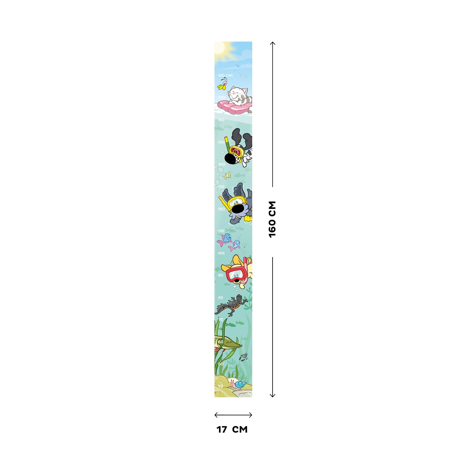 Woezel & Pip - Groeimeter Onder water - Van Hoorne Shop