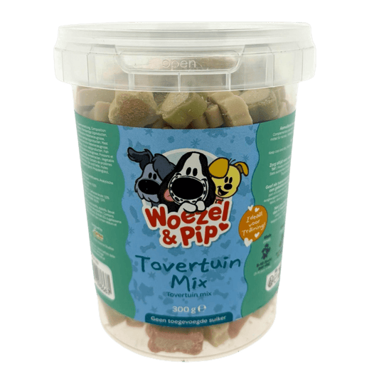 Woezel & Pip - Hond - Tovertuin mix in pot 300 gram - Van Hoorne Shop