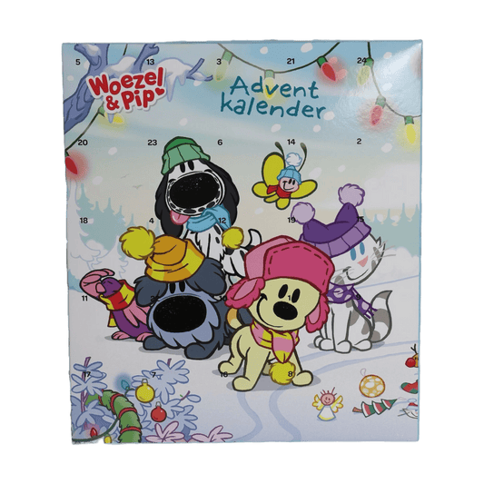 Woezel & Pip - Hondensnack adventkalender 192 gr - Van Hoorne Shop