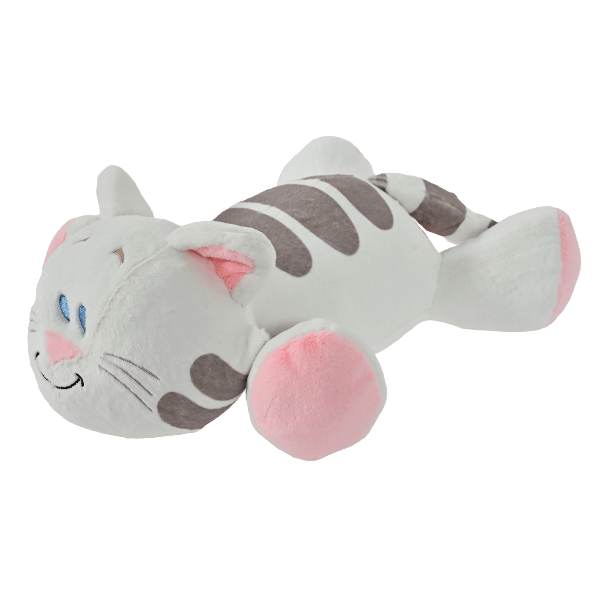 Woezel & Pip - Hondenspeelgoed - Buurpoes pluche liggend met piep - 40cm - Van Hoorne Shop