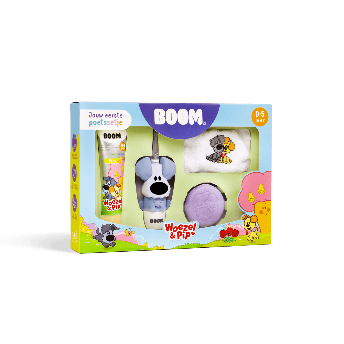 Woezel & Pip - Jouw eerste poetssetje - Woezel - Van Hoorne Shop