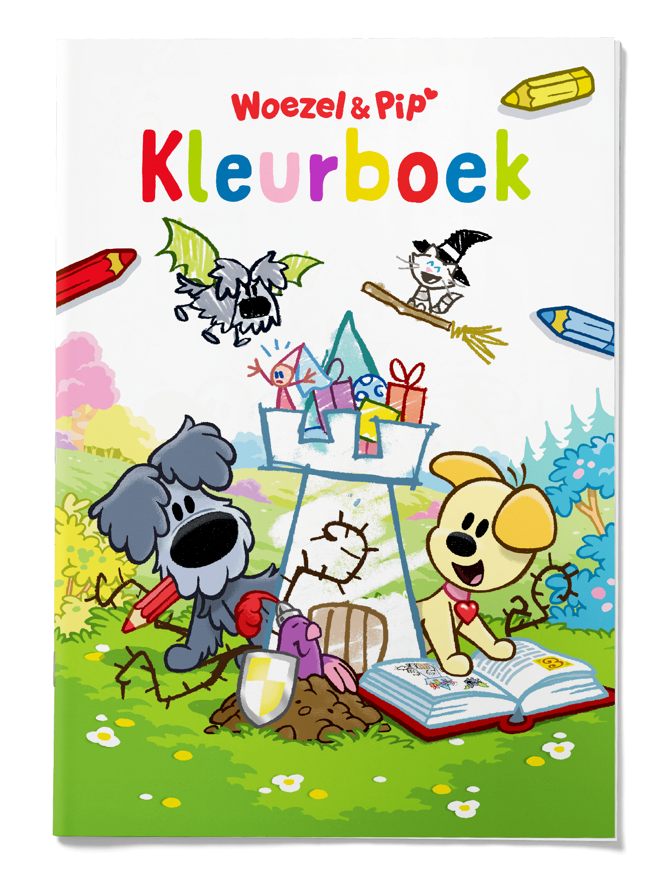 Woezel & Pip - Kleurboek - Van Hoorne Shop