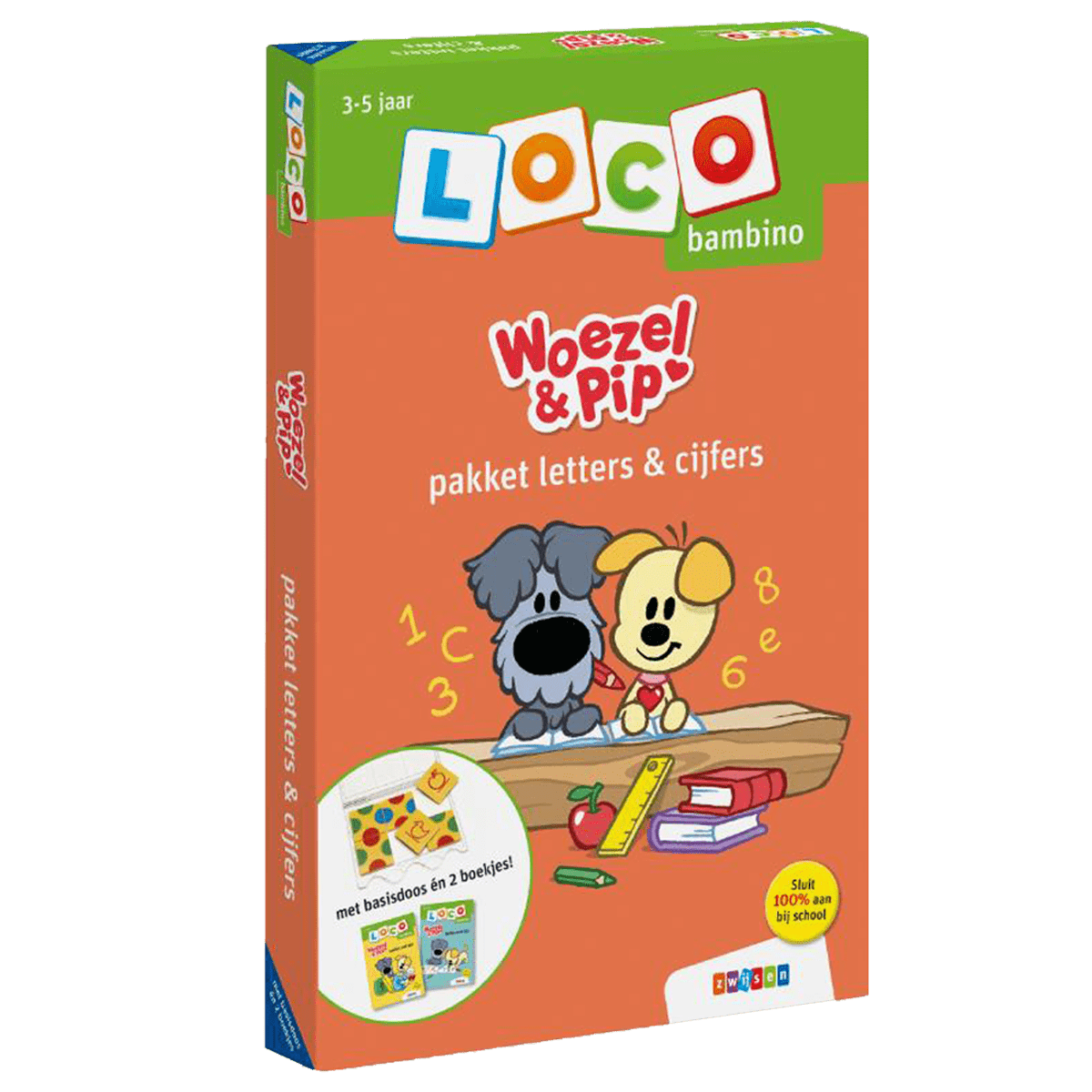 Woezel & Pip - Loco - Pakket letters & cijfers - Van Hoorne Shop