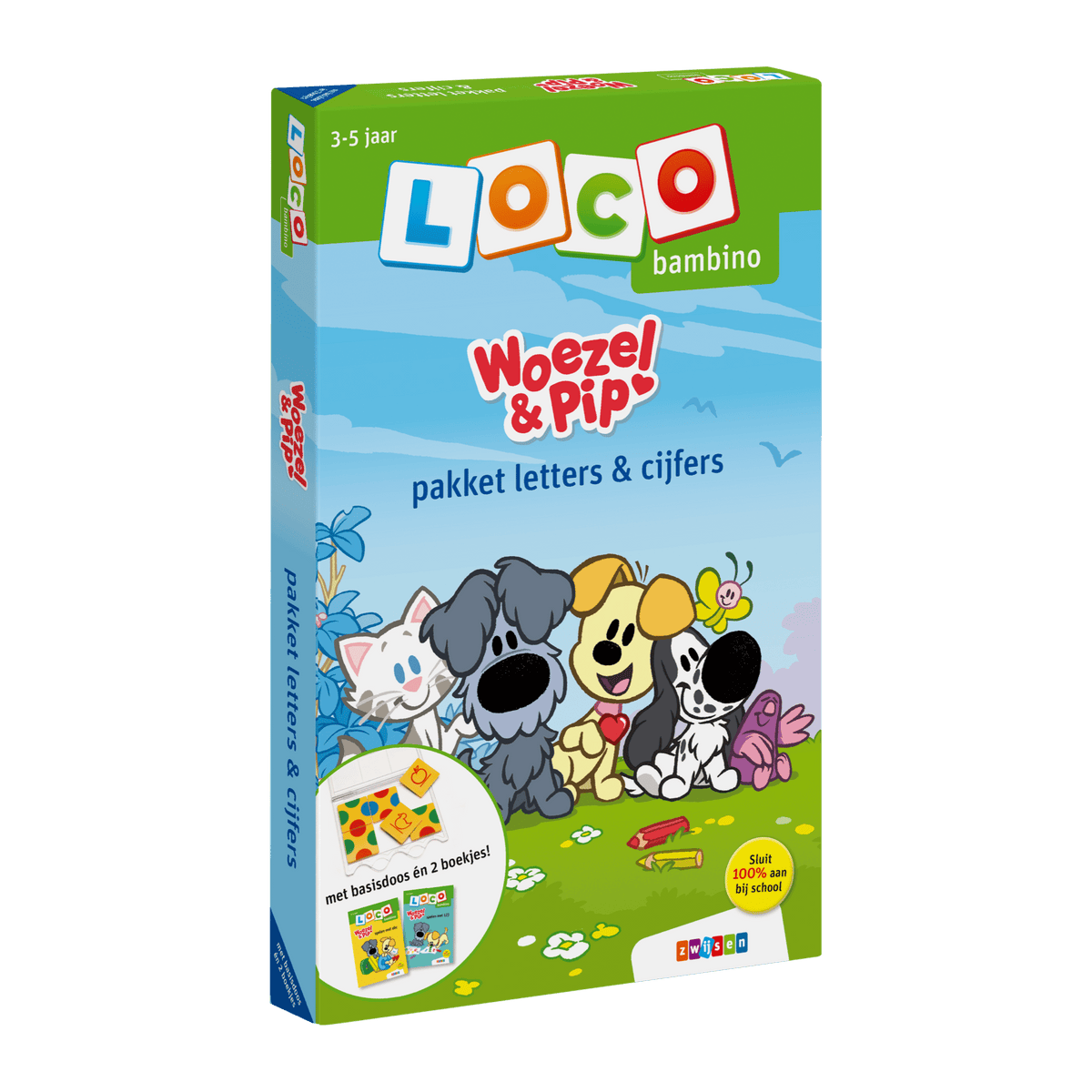 Woezel & Pip - Loco - Pakket letters & cijfers op - Van Hoorne Shop
