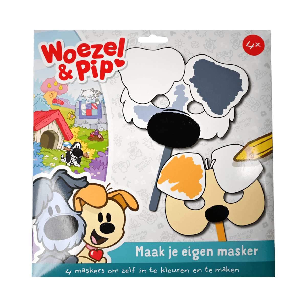 Woezel & Pip - Maak je eigen masker - Van Hoorne Shop