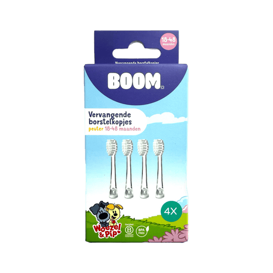 Woezel & Pip - Opzetborstels Peuter 4 - pack - Van Hoorne Shop