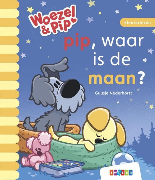 Woezel & Pip - Pip, waar is de maan? - Van Hoorne Shop