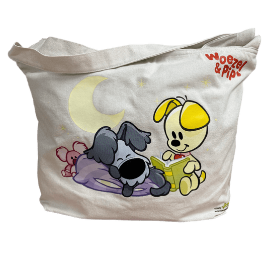 Woezel & Pip - shopper katoen - Van Hoorne Shop