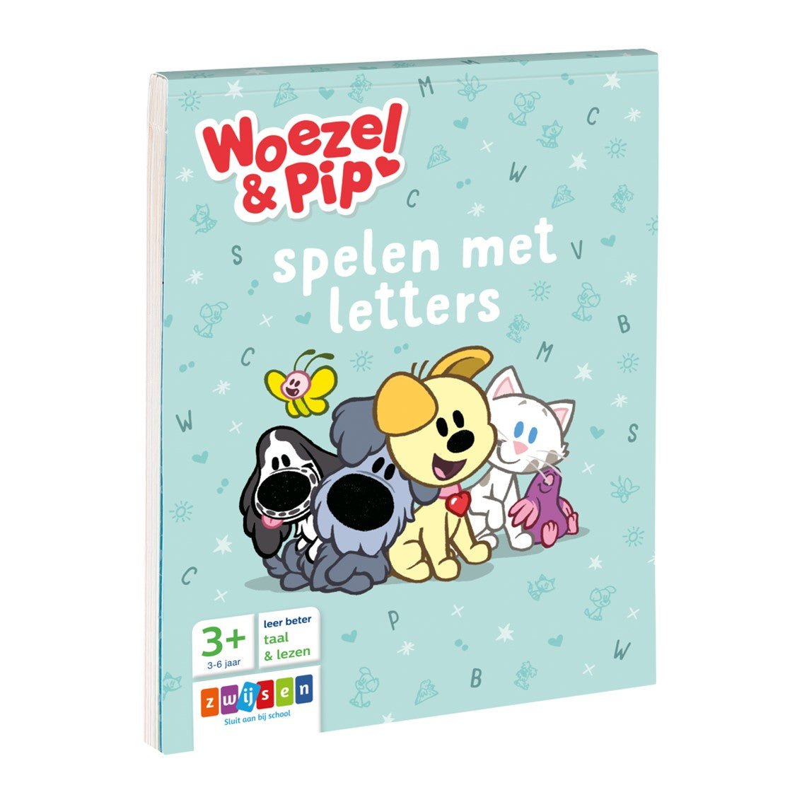 Woezel & Pip - Spelen met letters - Doeblok - Van Hoorne Shop