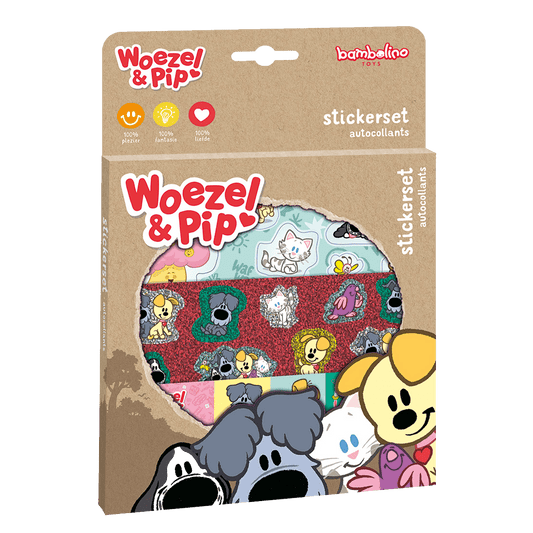 Woezel & Pip - Stickerset - Van Hoorne Shop