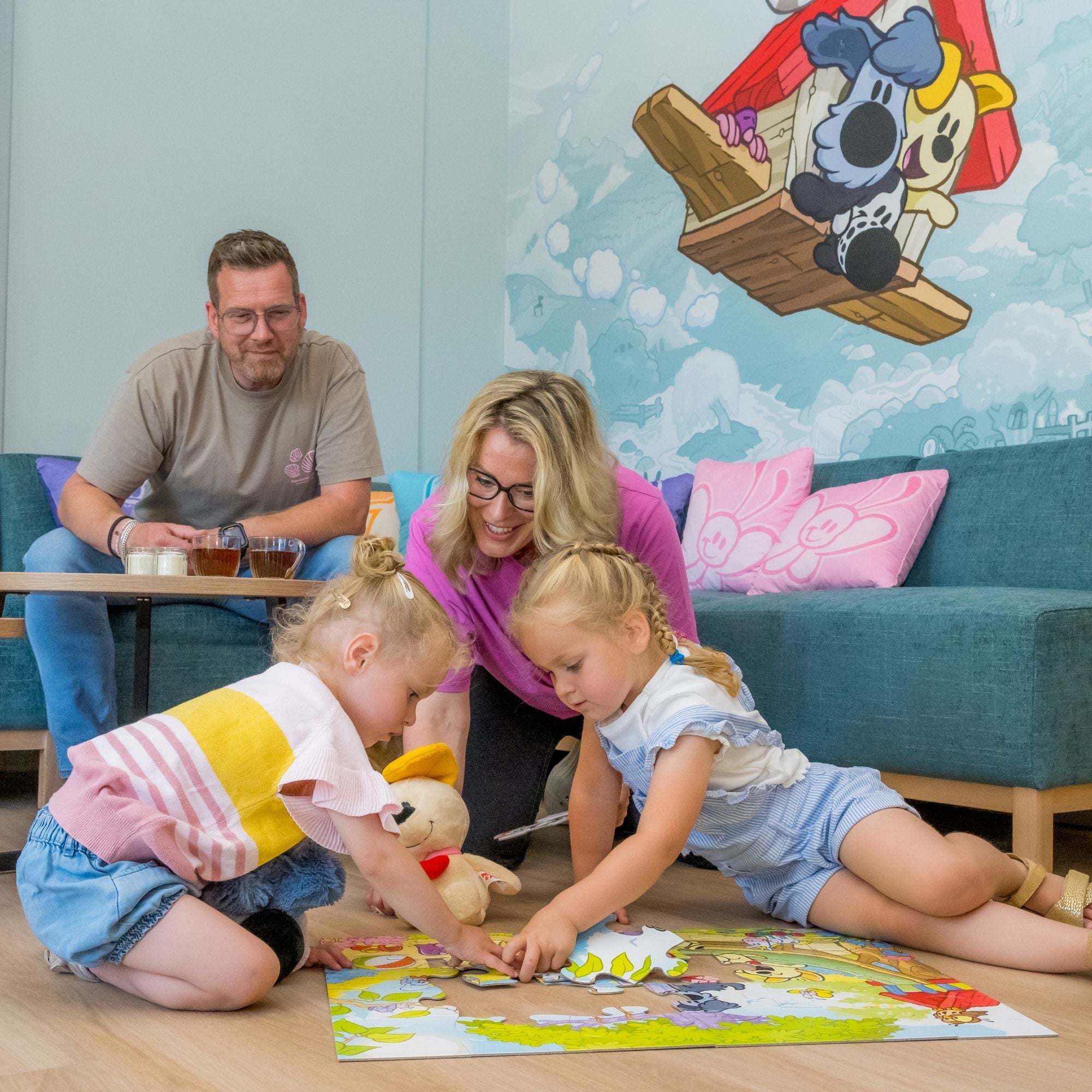 Woezel & Pip - vloerpuzzel op=op - Van Hoorne Shop