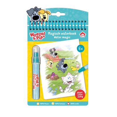 Woezel & Pip - Watertekenboekje - Van Hoorne Shop