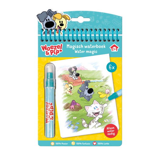 Woezel & Pip - Watertekenboekje - Van Hoorne Shop