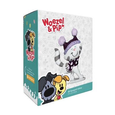 Woezel & Pip - Winterornament Buurpoes staand 3D - Van Hoorne Shop