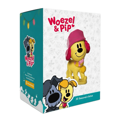 Woezel & Pip - Winterornament Pip staand 3D - Van Hoorne Shop