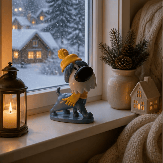 Woezel & Pip - Winterornament Woezel staand 3D - Van Hoorne Shop