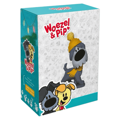 Woezel & Pip - Winterornament Woezel staand 3D - Van Hoorne Shop