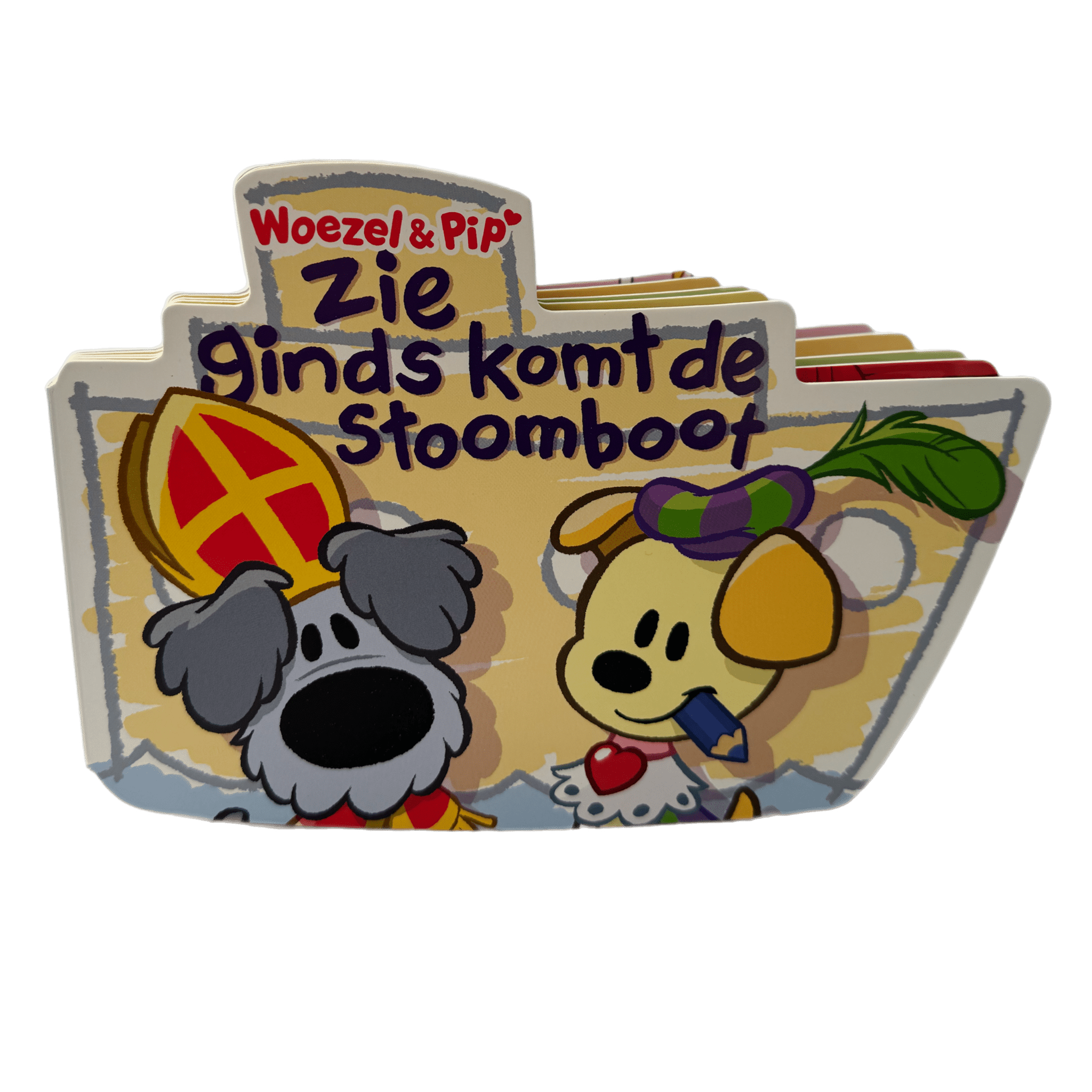 Woezel & Pip - Zie ginds komt de stoomboot - Van Hoorne Shop