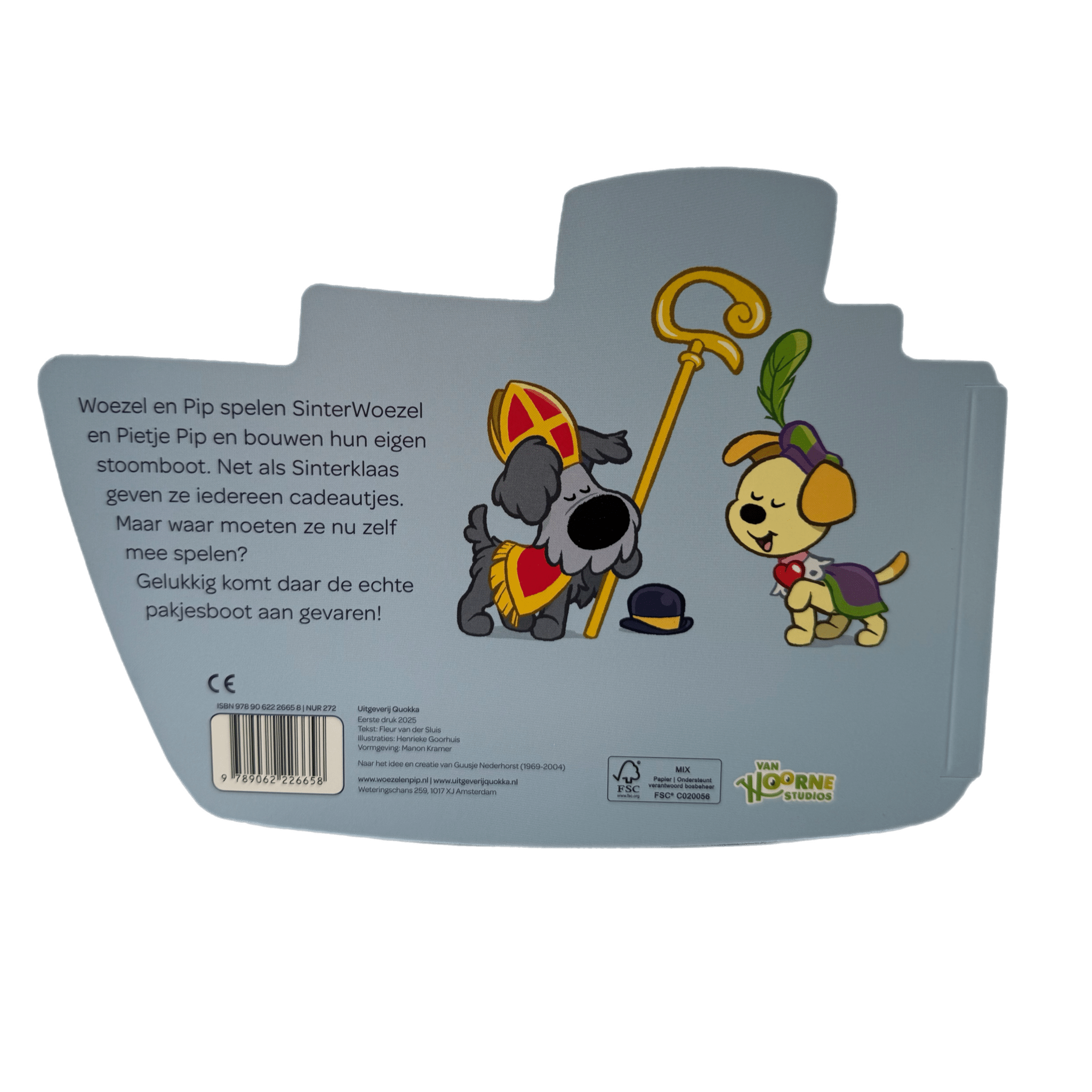 Woezel & Pip - Zie ginds komt de stoomboot - Van Hoorne Shop