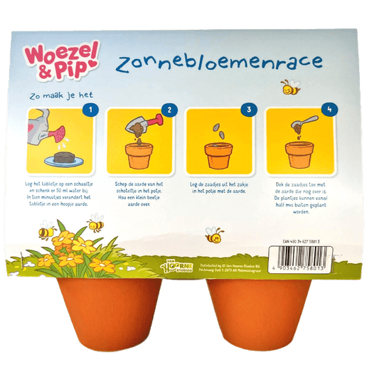 Woezel & Pip Zonnebloemrace - Van Hoorne Shop